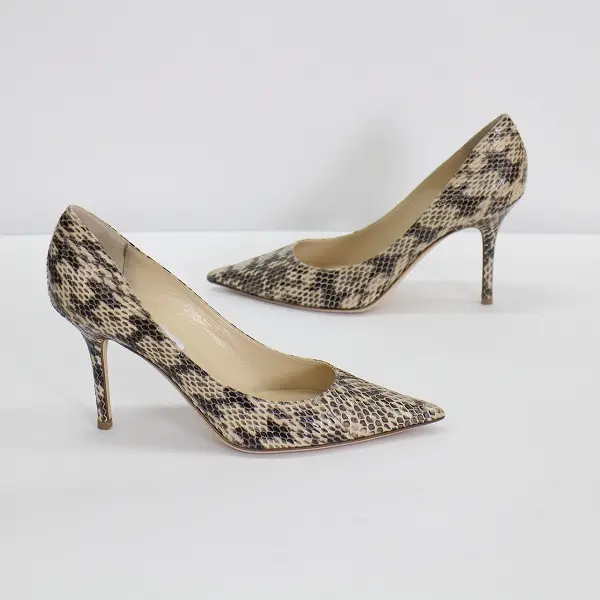 JIMMY CHOO ジミーチュウ ポインテッドトゥ パンプス size38 ヒール9cm