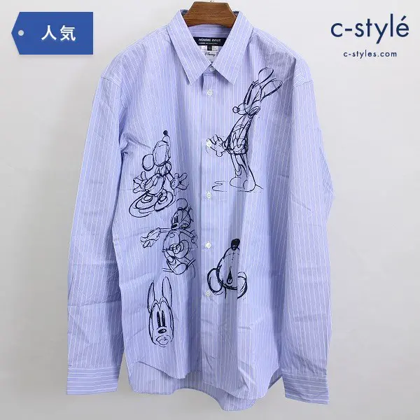 COMME des GARCONS HOMME DEUX × Disney ディズニー ストライプ