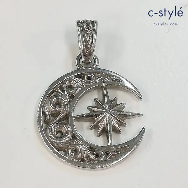 SAAD サード 三日月 ペンダントトップ小 シルバー 925 P-444-S