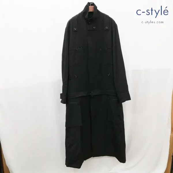 YOHJI YAMAMOTO POUR HOMME I-ツナギDF ギャバ ツナギドレスファスナー