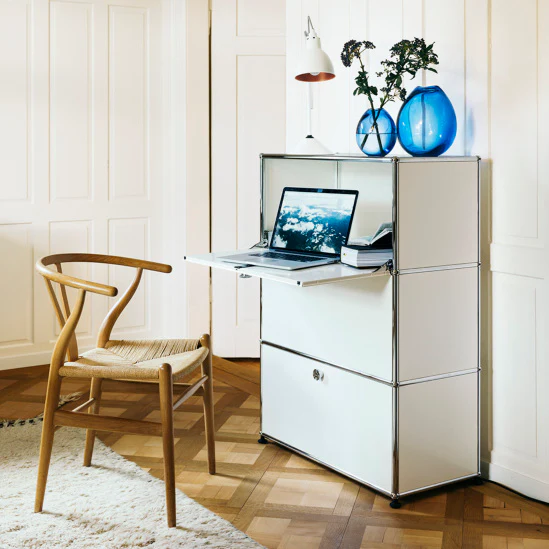 USMハラー 1連3段 キャビネット （W773×D373×H1090mm）グラファイト