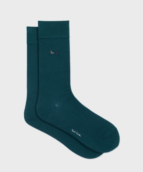 Paul Smith' カラフル ロゴ エンブロイダリー ソックス / 553608 CS