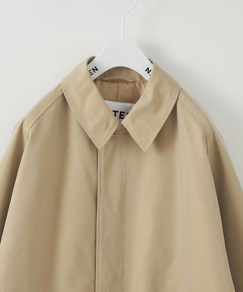 CITEN（シテン）の「＜CITEN＞バルカラー ハーフコート（ステンカラー