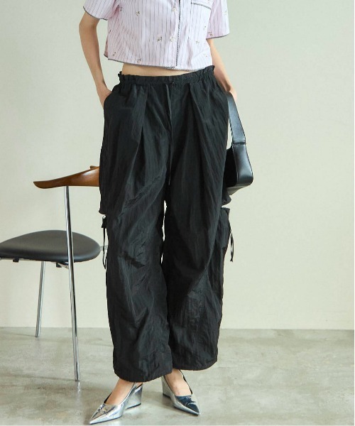 Side Zipper Parachute Pants/サイドファスナーパラシュートパンツ