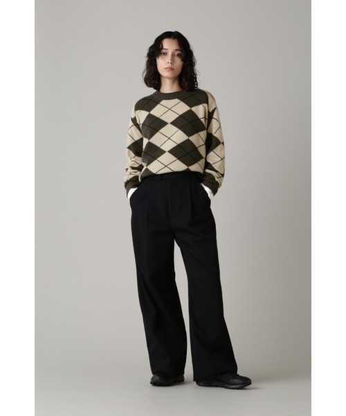 MARGARET HOWELL（マーガレットハウエル）の「MERINO CASHMERE ARGYLE