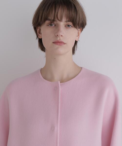 ◇ソフトウールリバーコート（ノーカラーコート）｜LE PHIL（ルフィル