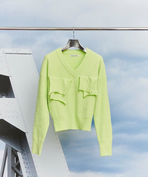 T*D* V-NECK KNIT TOP（ニット/セーター）｜kotohayokozawa