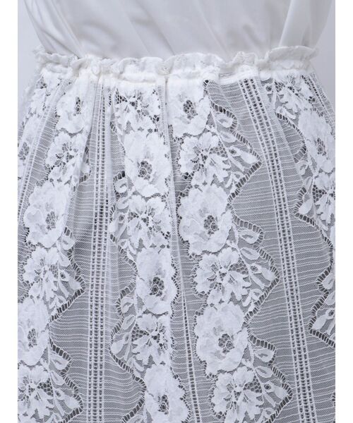 merry jenny（メリージェニー）の「flowerレースエプロン（スカート