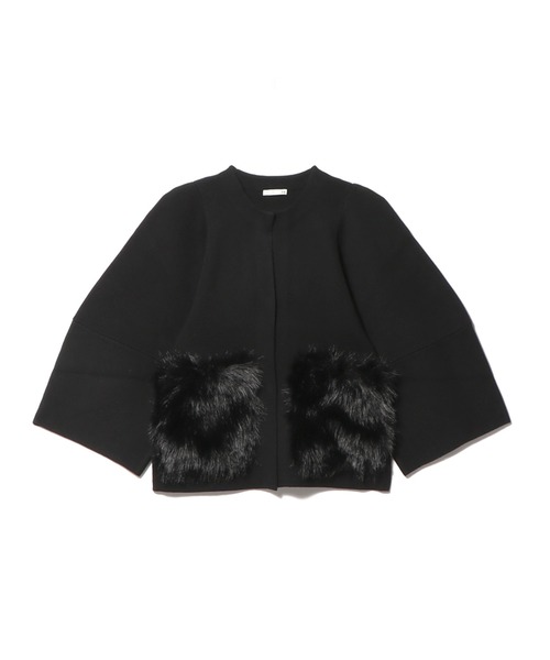 ESTNATION（エストネーション）の「ESTNATION / ファーポケットニット