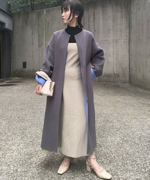 FRAY I.D（フレイアイディー）の「カシミヤ混BALLIリバーコート