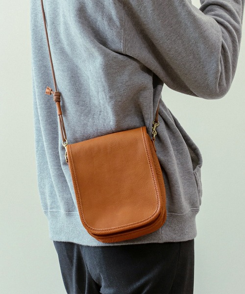 SLOW×BEAMS / 別注 Flap Shoulder Bag（ショルダーバッグ）｜SLOW