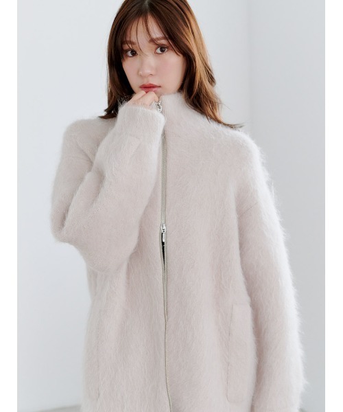 セール】アルパカシャギージップコート（ブルゾン）｜SNIDEL