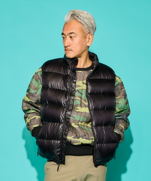 TRAIL BUM】 X 【NANGA】TOASTY DOWN VEST/【トレイルバム】 X