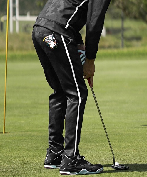 DIVINER GOLF】ゴルフパンツ メンズ グレンチェック/千鳥 ストレッチ