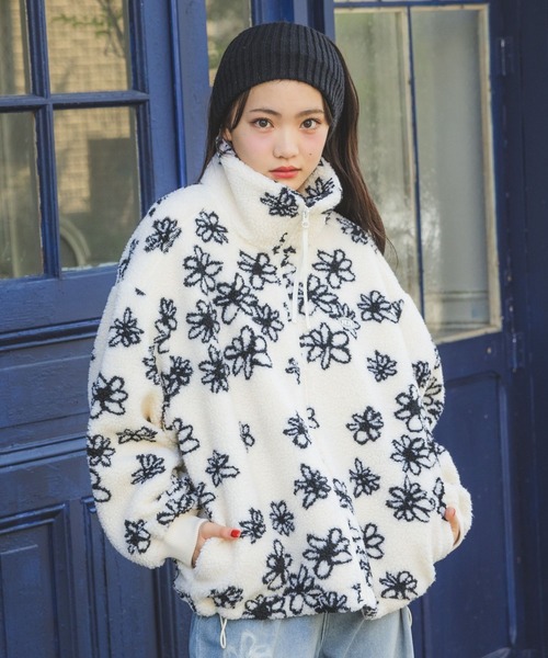 repipi armario（レピピ アルマリオ）の「COLORFULボアジャケット