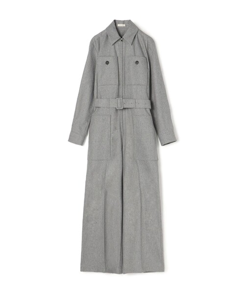 セール】ウールカシミヤポプリンメルトン ジャンプスーツ（つなぎ