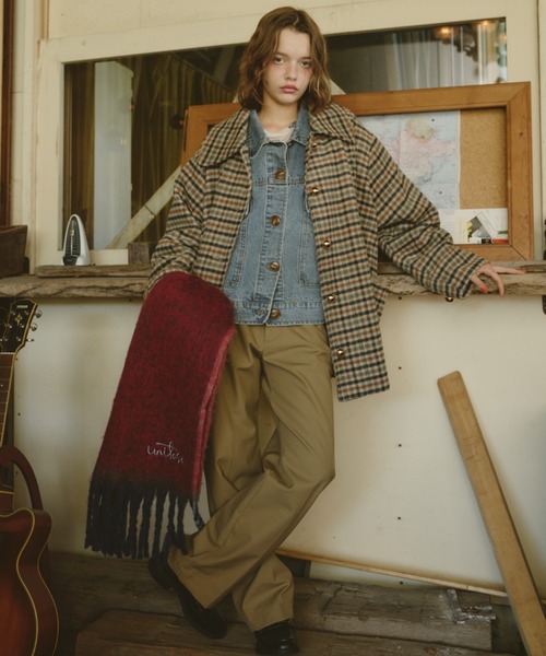 Unitage（ユニテージ）の「金釦ミドルコート（ステンカラーコート