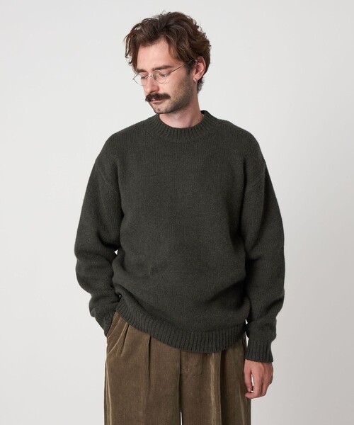 セール】＜Steven Alan＞ ハミルトンラムズウール ハイクルーネック