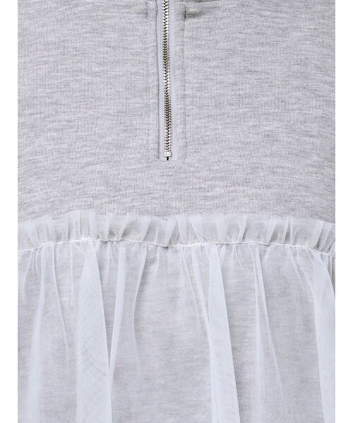 merry jenny（メリージェニー）の「チュールハーフZIPスウェット