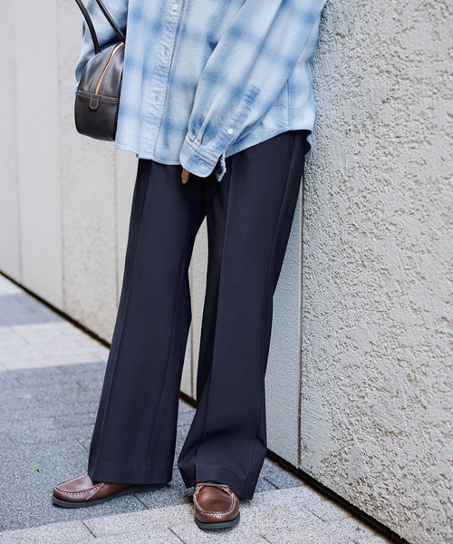 ≪WEB限定 / 追加≫裏起毛フレアパンツ 6（スラックス）｜FRAMeWORK