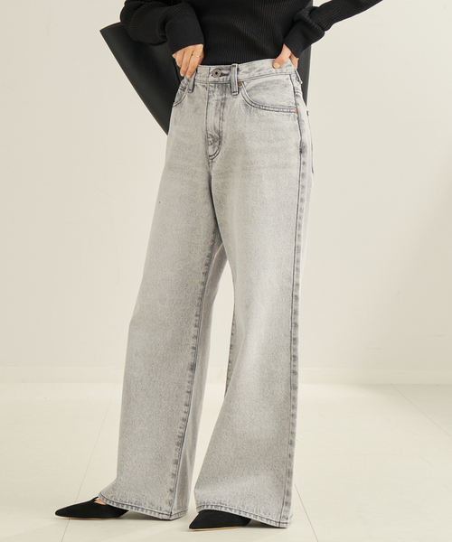 plage（プラージュ）の「DENIM SEMI FLARED パンツ（スラックス）」 - WEAR