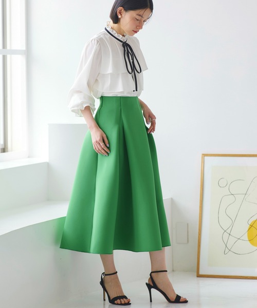 ストレッチ ｜ 選べるシルエット・丈 ボンディング ボリューム 美脚