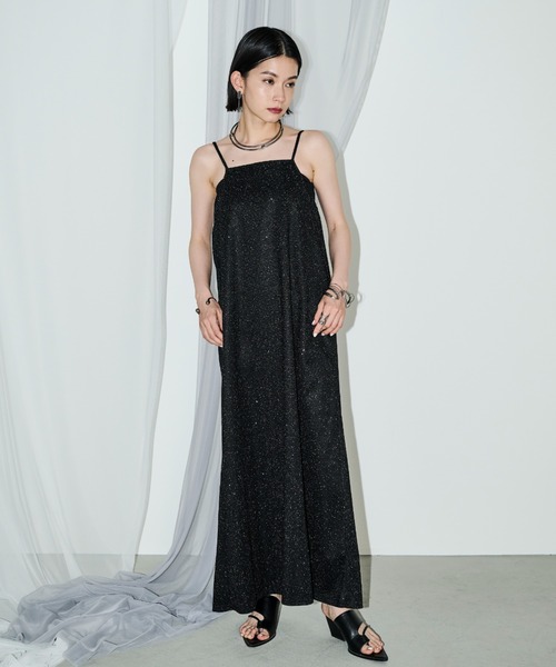 AIC.（エーアイシー）の「ラメキャミロングワンピース（ワンピース
