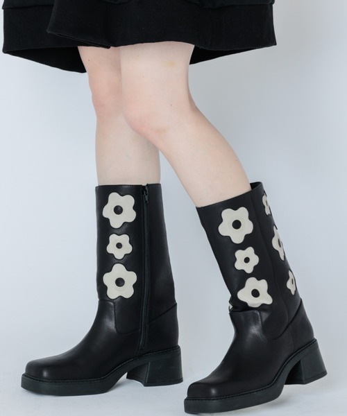 Candy Stripper（キャンディストリッパー）の「FLOWER ブーツ（ブーツ
