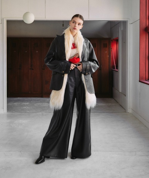 seyto（セイト）の「Multi way volume long fur muffler / マルチ