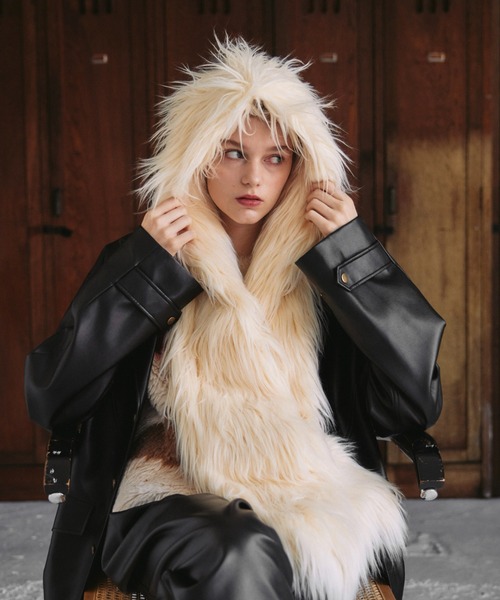 seyto（セイト）の「Multi way volume long fur muffler / マルチ