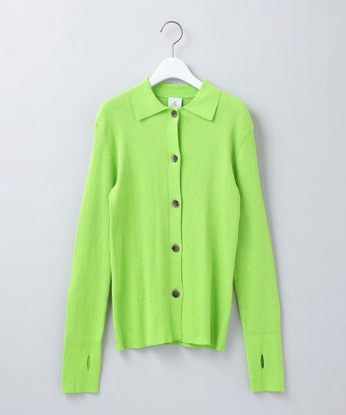 6（ロク）の「＜6(ROKU)＞リブシャツカーディガン（カーディガン