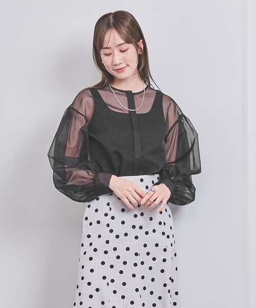 UNITED ARROWS（ユナイテッドアローズ）の「レースカラー オーガンジー