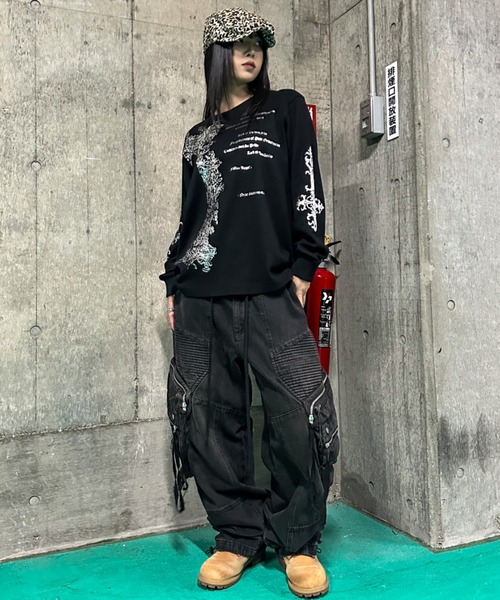 A'GEM/9 × .kom 『A'GEM/9/エージェムナイン』 蛇腹カーゴパンツ A'GEM