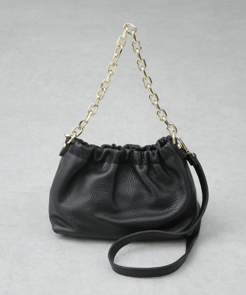 AULENTTI（オウレンティ）の「AULENTTI/2WAY レザーチェーンショルダー