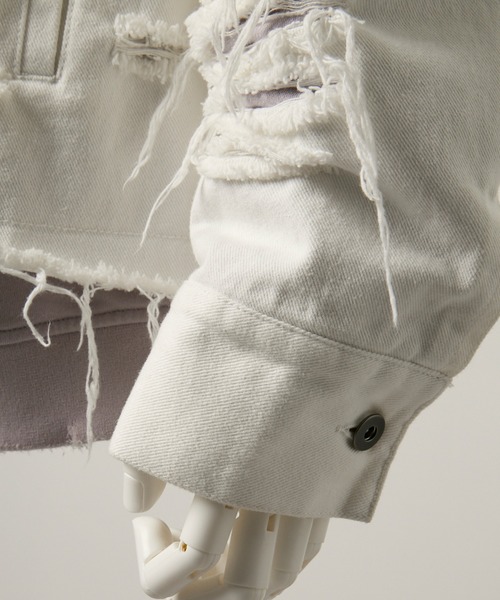 GRANCY（グランシー）の「【GRANCY】Sweat Docking Design Damage