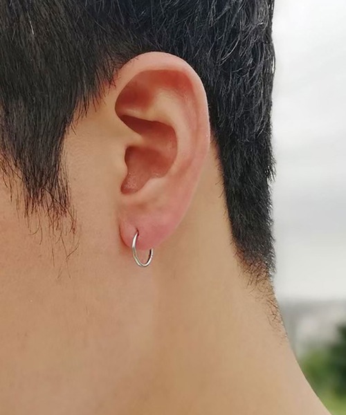 BROTHERHOOD】サージカル ステンレス サークル フープ ピアス（ピアス