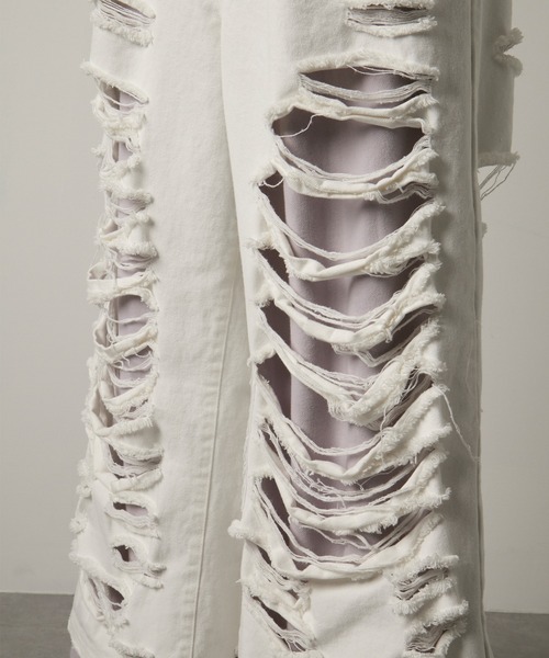 GRANCY（グランシー）の「【GRANCY】Sweat Docking Design Damage