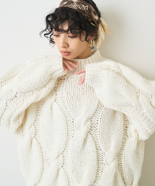 Whim Gazette（ウィムガゼット）の「ハンドケーブルプルオーバー