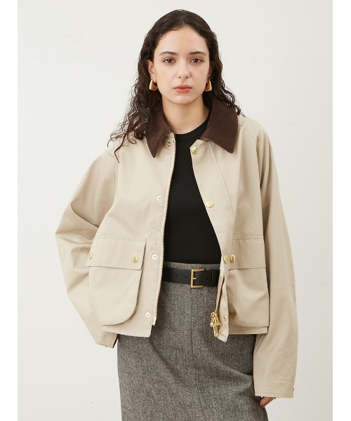 Barbour ミラオーウェン　カーキ　ジャケット Mila Owen（ミラオーウェン）の「【別注】<Barbour>ショートジャケット