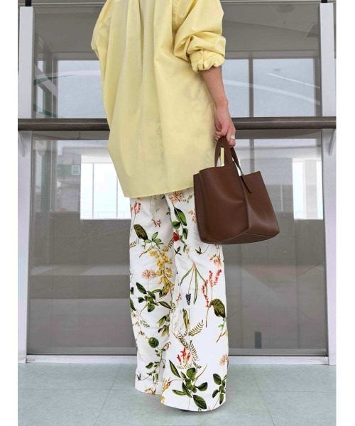 Mila Owen（ミラオーウェン）の「ボタニカル柄ウエストゴムイージー