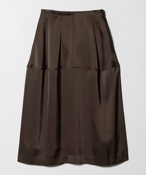 セール】サテン コクーン スカート ‐ウォッシャブル‐（スカート