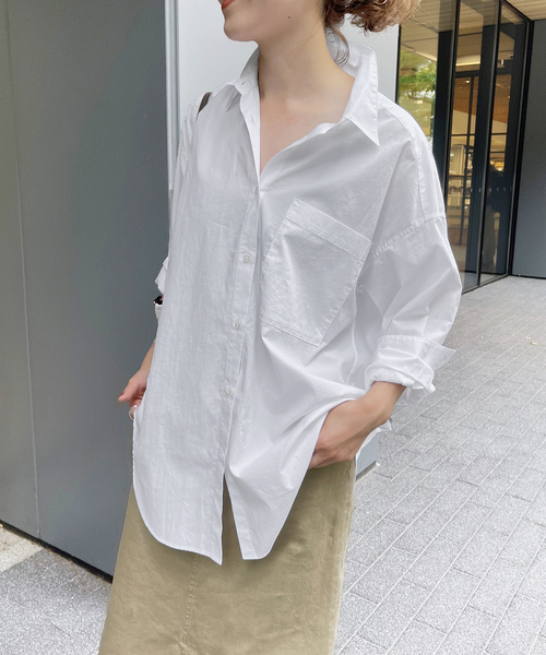 Spick & Span（スピックアンドスパン）の「50コットンオーバーシャツ