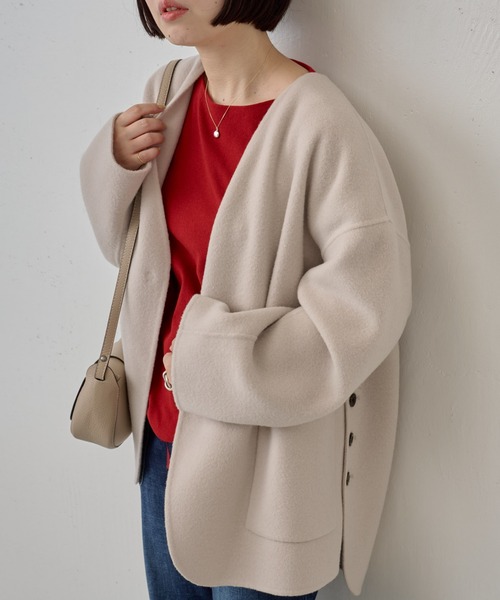 BEARDSLEY（ビアズリー）の「ショートリバーコート（ノーカラーコート