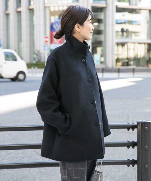 セール】スタンドカラーショートコート（その他アウター）｜URBAN