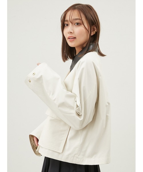 Mila Owen（ミラオーウェン）の「ショート丈ハンティングジャケット