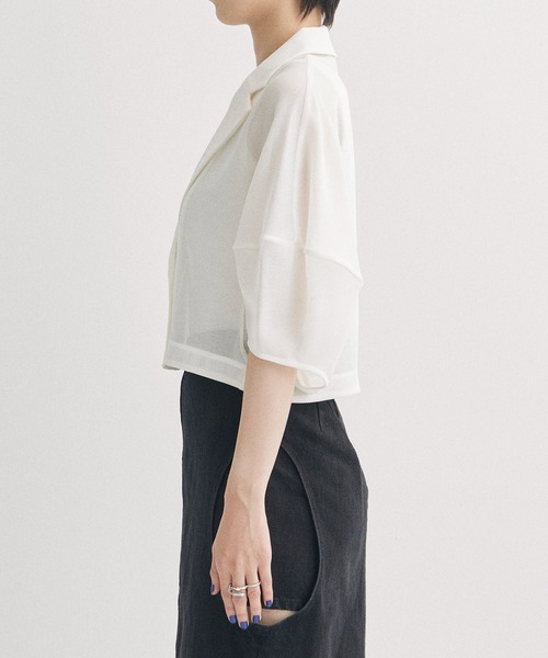 CLANE/クラネ】MESH LANTERN JACKET/メッシュランタンジャケット