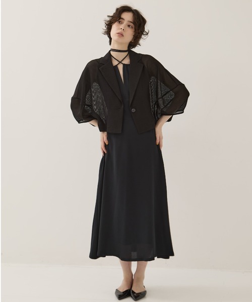 CLANE/クラネ】MESH LANTERN JACKET/メッシュランタンジャケット