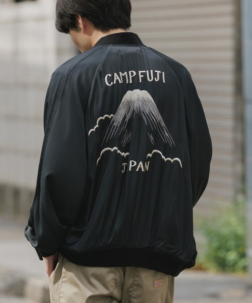 REMI RELIEF/レミレリーフ レーヨンツイルスカジャン（スカジャン