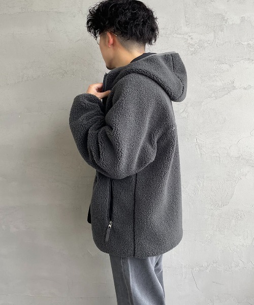 WEB限定】[DANTON/ダントン] インサレーション ボアフリースフード