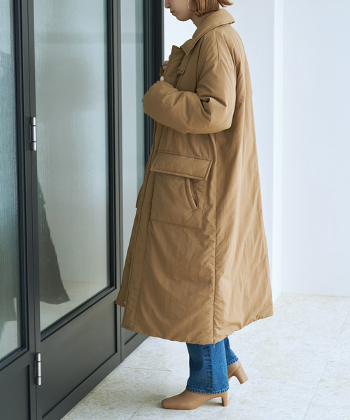 B.C STOCK（ベーセーストック）の「ロングステンカラーダウンコート